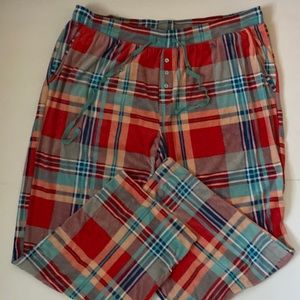 Jockey Soft plaid flannel Pajama bottoms. Size 1X